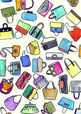 colored bags obsession