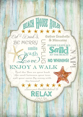 Beach House Rules | copyrighted text