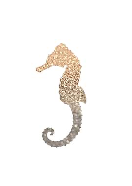 GATSBY GOLD SEAHORSE GLITTER