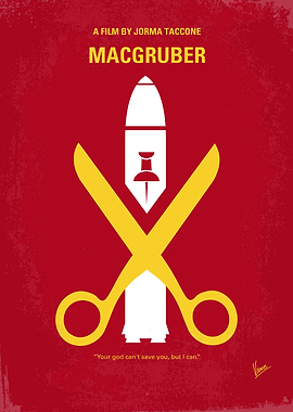 No317 My MacGruber minimal movie poster Ex-special ope ...