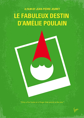 No311 My Amelie minimal movie poster Le fabuleux desti ...