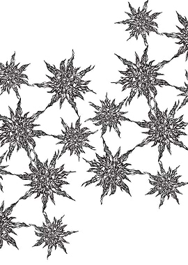 Abstract Sun Constellation