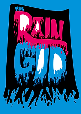 Aztec rain god design.