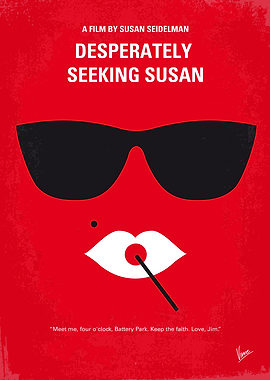 No336 My desperately seeking susan minimal movie poster ...
