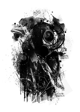 Black gasmask