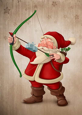 Santa Claus archer