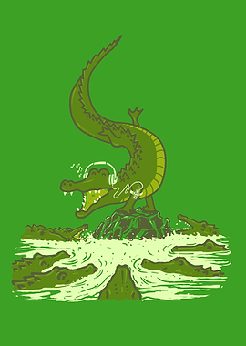 Breakdance crocodile