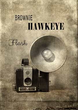 Vintage Brownie with Flash