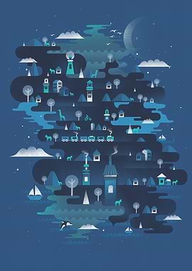 Land of the Blue Mountains