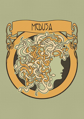 Medusa silhouette (light)