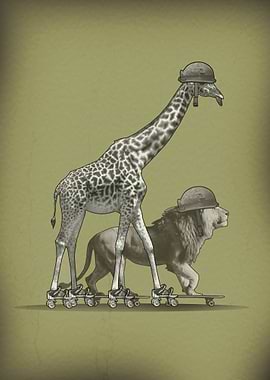 Skate humor Safari
