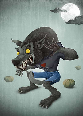 Wolf man - Halloween creatures series