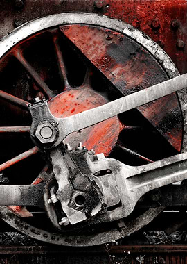 vintage steam locomotive