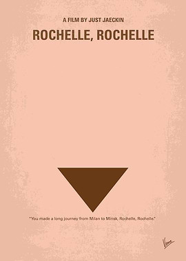 No354 My Rochelle Rochelle minimal movie poster Rochel ...