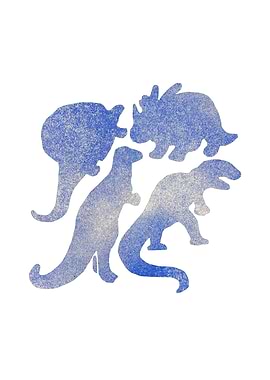 dino four blue BY GASPONCE