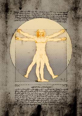 Vitruvian man 14 (enlightenment)