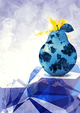 Pear in the sunshine