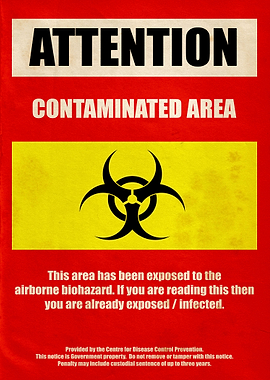 Biohazard warning
