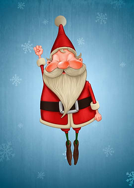 Santa Claus flies