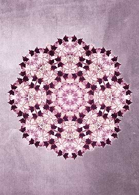 flower mandala pink