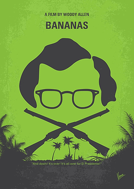 No375 My Bananas minimal movie poster When a bumbling ...