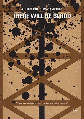 No358 My There Will Be Blood minimal movie poster A st ...