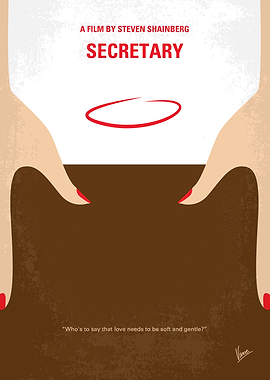 No371 My Secretary minimal movie poster A young woman, ...