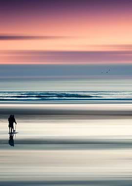 Two people enjoying a walk