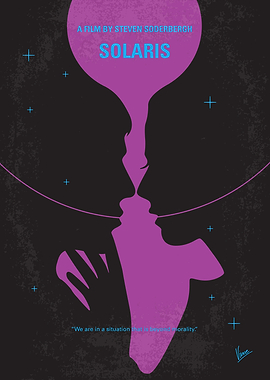 No385 My Solaris minimal movie poster A troubled psych ...
