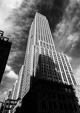 The grand lady, the Empire State Building, so tall and ...