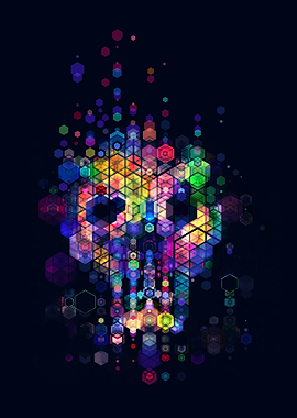 Monstrously colorful elementary particles