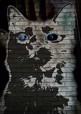 Cat No. 1 (Made with \'Graffiti Me\' app)