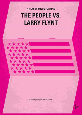 No395 My The People vs. Larry Flynt minimal movie poste ...
