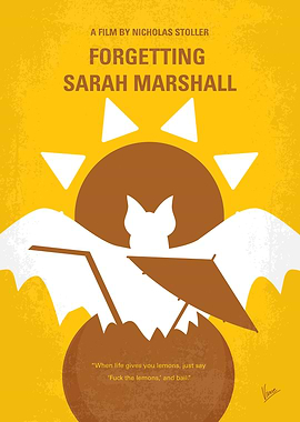 No394 My Forgetting Sarah Marshall minimal movie poster ...
