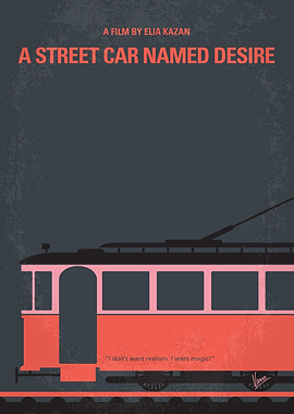 No397 My street car named desire minimal movie poster ...