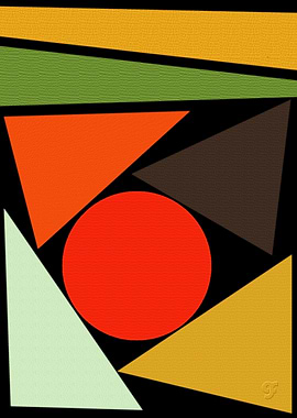 Circles and Triangles: Disruption in geometrical forms