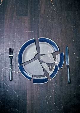 broken plate