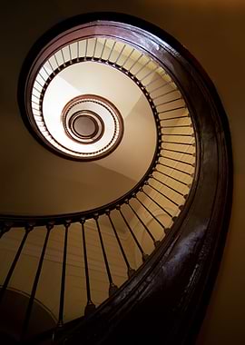 Chocolate spiral staircase