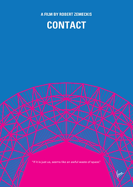 No416 My Contact minimal movie poster Dr. Ellie Arrowa ...