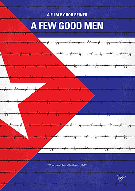 No417 My A Few Good Men minimal movie poster Neo milit ...