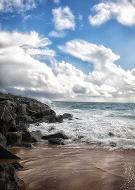 Taken between rainstorms in Balboa at \'The Wedge\', a ...