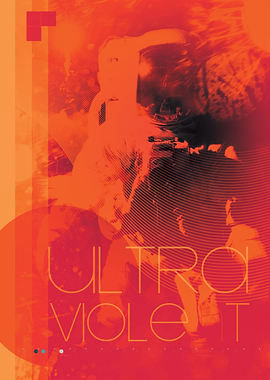 Ultra Violet: Inspired by movie posters of the 1970s.