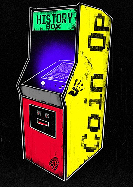 Coin op/History Box in the screen:\'I was invented in ...