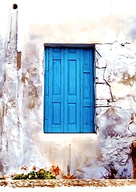 CRETAN DOOR No2. On a inconspicuous way, near Agios Nik ...