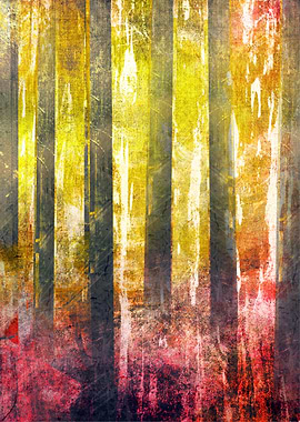 Abstract print /Trees