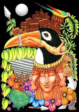 Aztech Fantasy Toucan