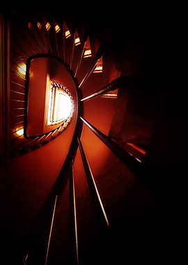 Dark staircase