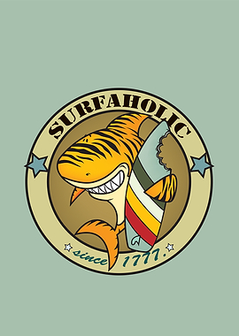surfaholic tiger shark