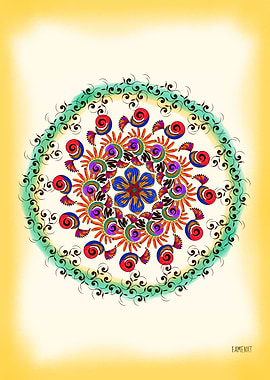 Vibrant Glory of Mandala