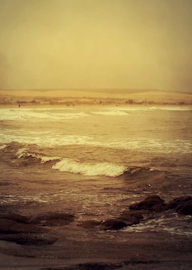 Cabo Polonio Color photograph of one beach in Cabo Pol ...